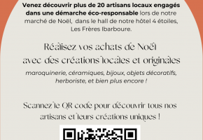 Marché de Noël des créateurs – Hôtel Frères Ibarboure